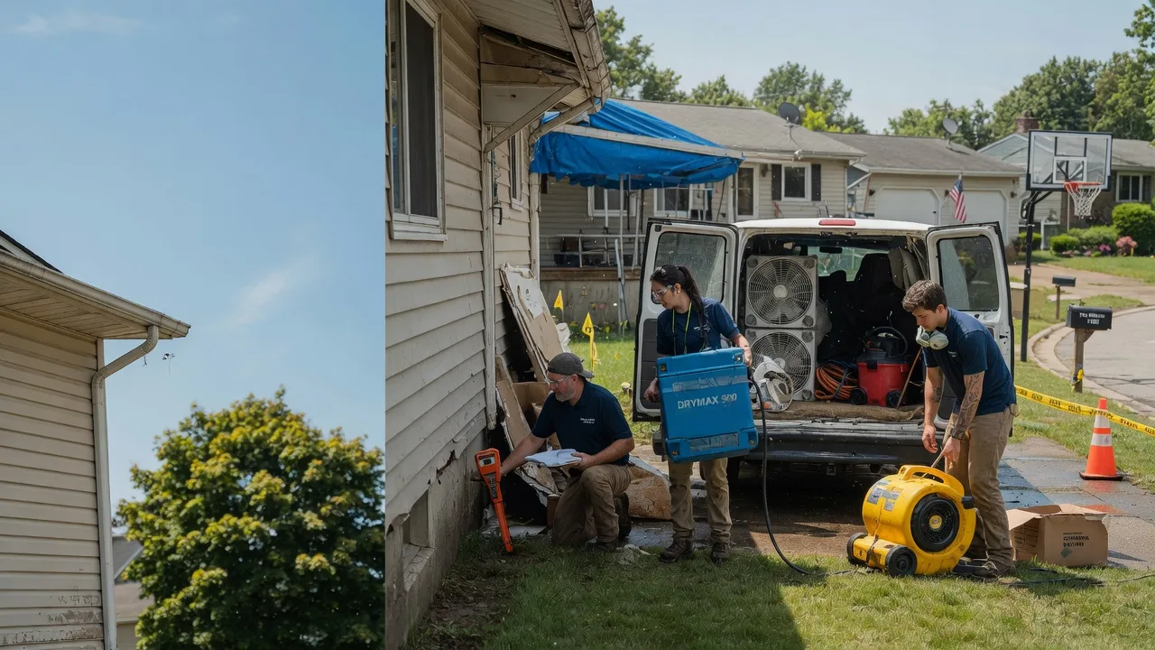 Ceiling Leak Cleanup in West Liberty, IA near me